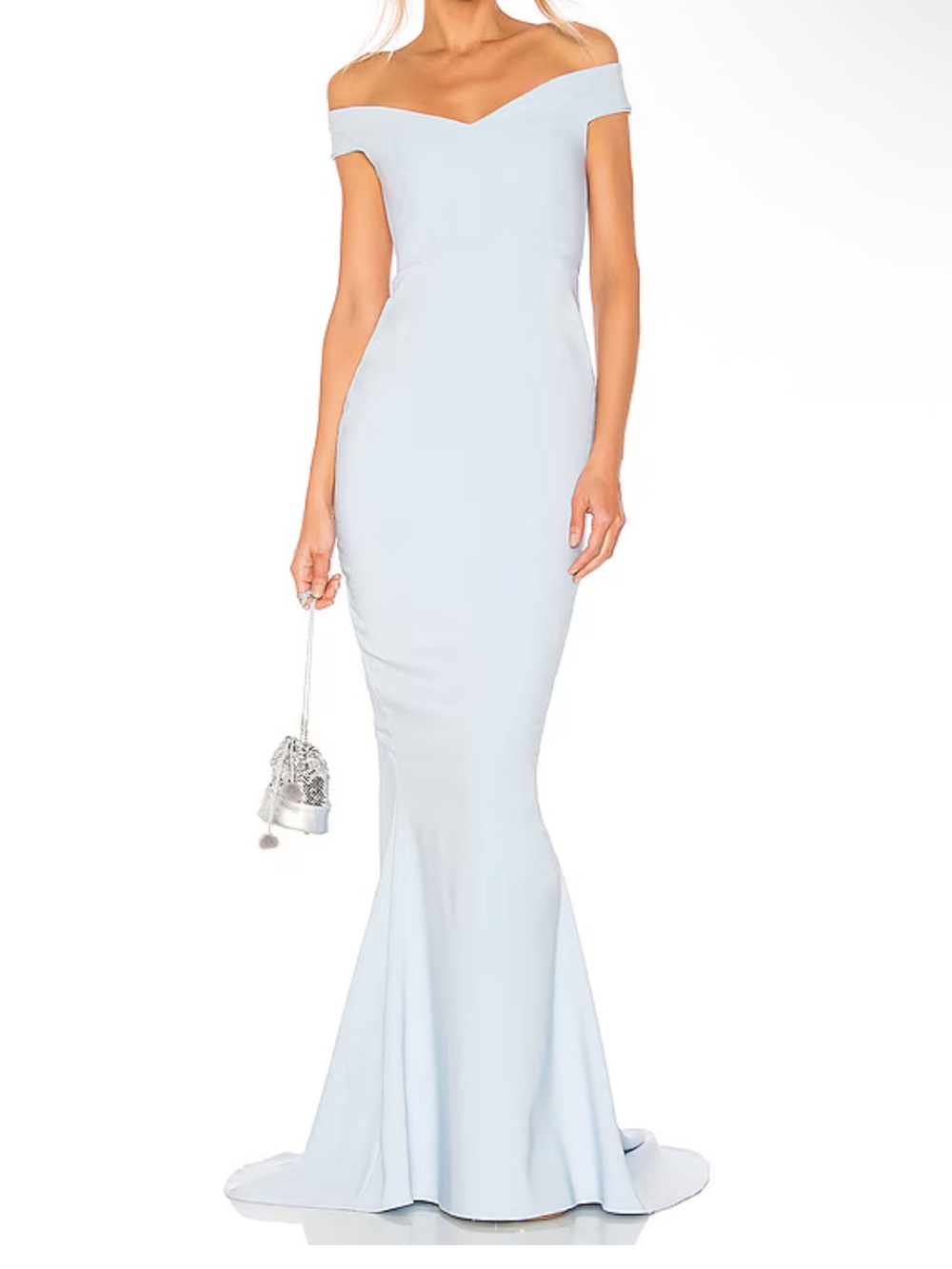 Nookie x REVOLVE Allure Gown‎ in Dusty Blue small